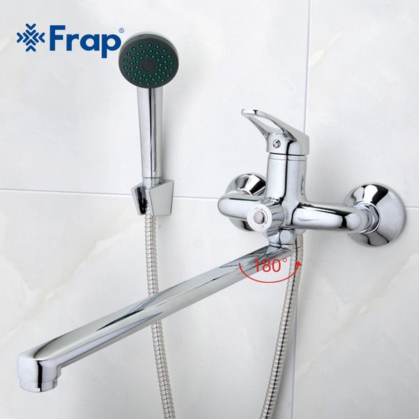 frap bathroom mixer 40cm stainless steel long nose outlet brass shower faucet f2213
frap bathroom mixer 40cm stainless steel long nose outlet brass shower faucet f2213