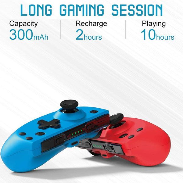 bluetooth wireless controller for switch left & right console joystick red and blue function game controllers joysticks
bluetooth wireless controller for switch left & right console joystick red and blue function game controllers joysticks