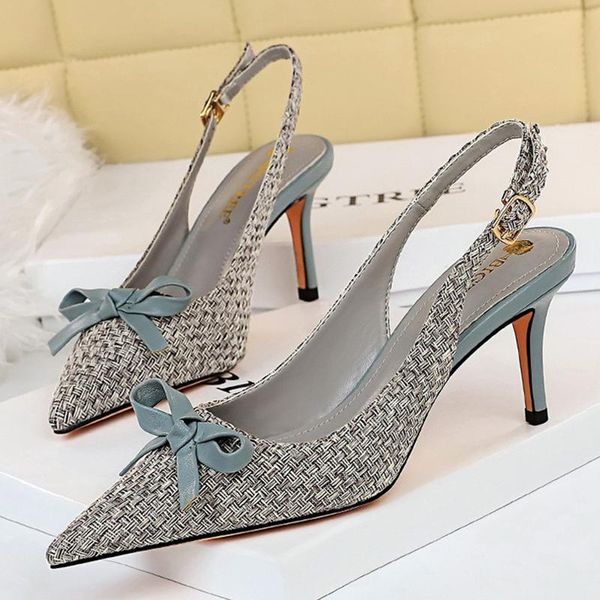 sandals butterfly-knot women's summer shoe on heels 7cm korean style ladies female stiletto elegant pumps for party, Black
sandals butterfly-knot women's summer shoe on heels 7cm korean style ladies female stiletto elegant pumps for party, Black
