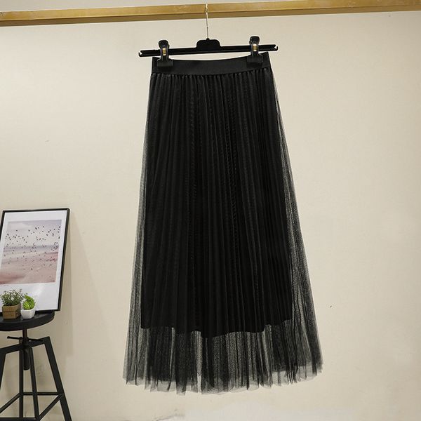 skirts women skirt spring summer mid-length fairy pleated s a-line high waist thin s net yarn ladies wild i4i9, Black
skirts women skirt spring summer mid-length fairy pleated s a-line high waist thin s net yarn ladies wild i4i9, Black