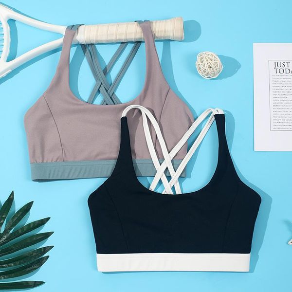 women crop sports gym yoga bras fitness high stretch vest cotton female underwear push-up crisscross workout wear clothing, White;black
women crop sports gym yoga bras fitness high stretch vest cotton female underwear push-up crisscross workout wear clothing, White;black