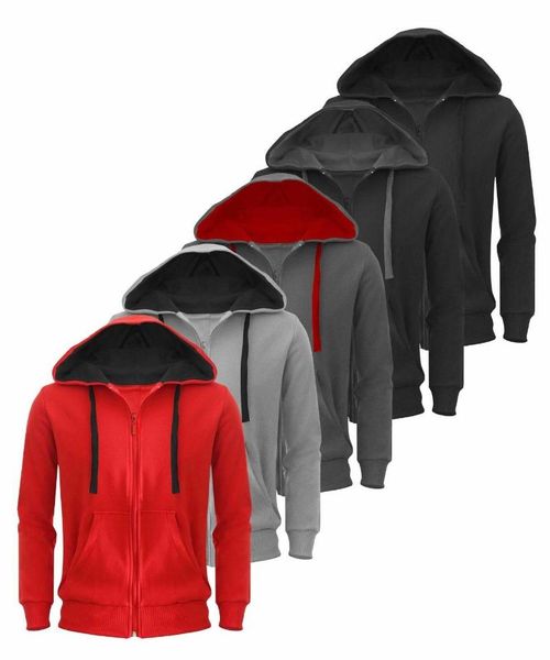 men's hoodies & sweatshirts plain mens hoodie fleece pullover zip jacket sweatshirt hooded xs-3xl, Black
men's hoodies & sweatshirts plain mens hoodie fleece pullover zip jacket sweatshirt hooded xs-3xl, Black