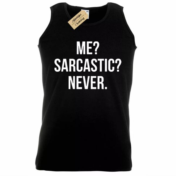uomo me sarcastic mai divertente sarcasm regalo novità scherzo maglia canotta, White;black
uomo me sarcastic mai divertente sarcasm regalo novità scherzo maglia canotta, White;black