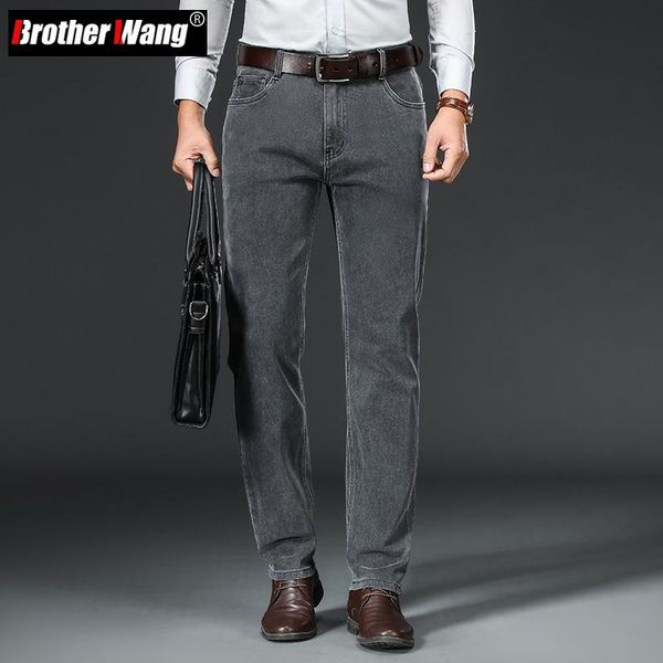 men's jeans 2021 autumn and winter pure black gray stretch business fashion embroidered regular fit denim pants male brand, Blue
men's jeans 2021 autumn and winter pure black gray stretch business fashion embroidered regular fit denim pants male brand, Blue