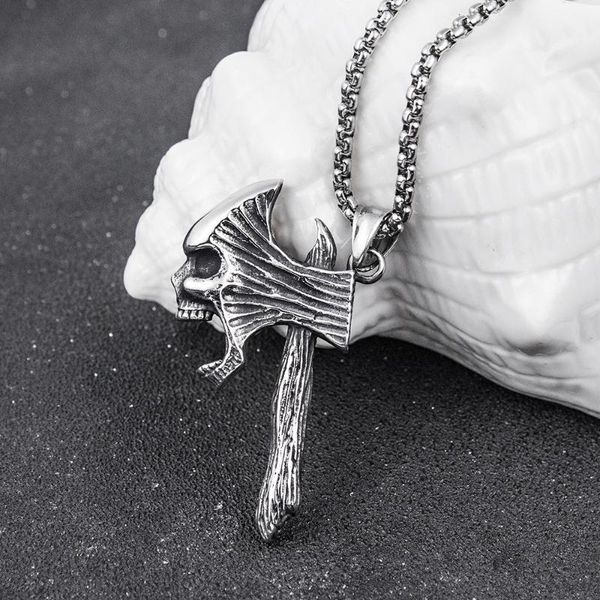 pendant necklaces punk stainless steel necklace sword axe charm retro silver color chain choker long men jewelry accessories hombre joyas
pendant necklaces punk stainless steel necklace sword axe charm retro silver color chain choker long men jewelry accessories hombre joyas