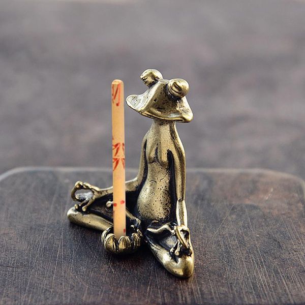 indoor animal zen meditation sitting statue incense burner copper material decoration tea pet desk ornament fragrance lamps
indoor animal zen meditation sitting statue incense burner copper material decoration tea pet desk ornament fragrance lamps