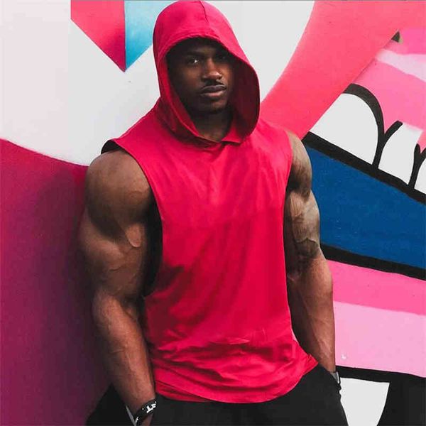 summer cotton blank bodybuilding tank men fitness hooded vest sleeveless hoodie sporting workout gyms clothing 210421, White;black
summer cotton blank bodybuilding tank men fitness hooded vest sleeveless hoodie sporting workout gyms clothing 210421, White;black