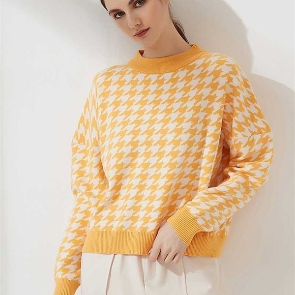 wixra korean style sweater women pullover casual geometric long sleeve knit female lady jumpers autumn winter 211216, White;black
wixra korean style sweater women pullover casual geometric long sleeve knit female lady jumpers autumn winter 211216, White;black