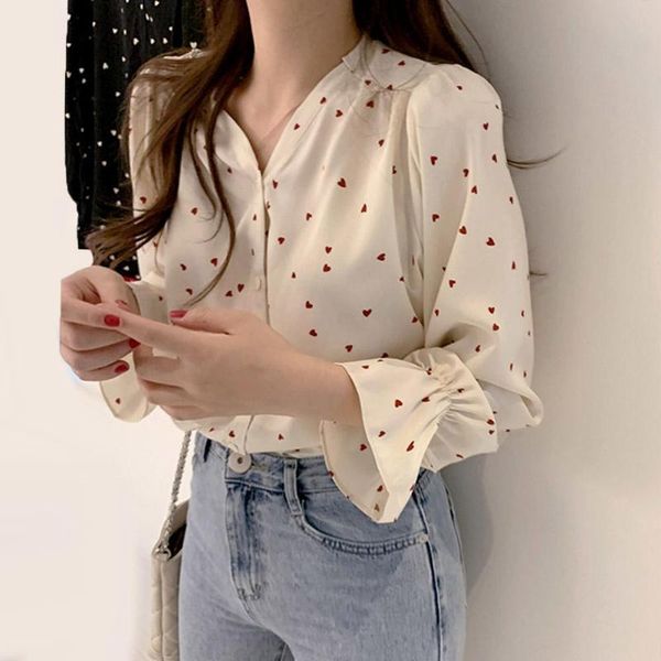 women's blouses & shirts white fashion women heart long sleeve v neck button up chiffon loose blouse shirt
women's blouses & shirts white fashion women heart long sleeve v neck button up chiffon loose blouse shirt