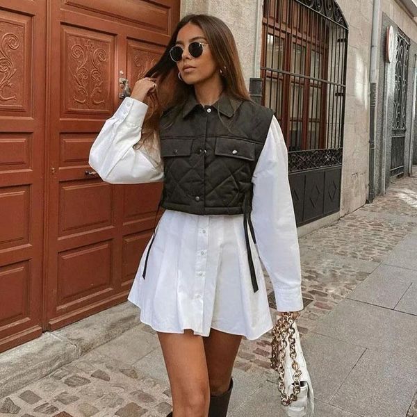 women's vests foridol padded sleeveless winter waistcoat vest high streetwear bodywarmer jacket parka for women black short coat, Black;white
women's vests foridol padded sleeveless winter waistcoat vest high streetwear bodywarmer jacket parka for women black short coat, Black;white