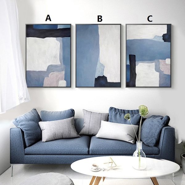 unframed modern minimalist decorative painting nordic abstract blue tone living room new wall mural poster
unframed modern minimalist decorative painting nordic abstract blue tone living room new wall mural poster