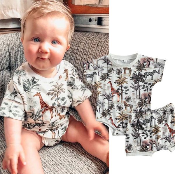 clothing sets 2021 kids baby summer outfit set short sleeve animal print romper shorts children boys casual, White
clothing sets 2021 kids baby summer outfit set short sleeve animal print romper shorts children boys casual, White