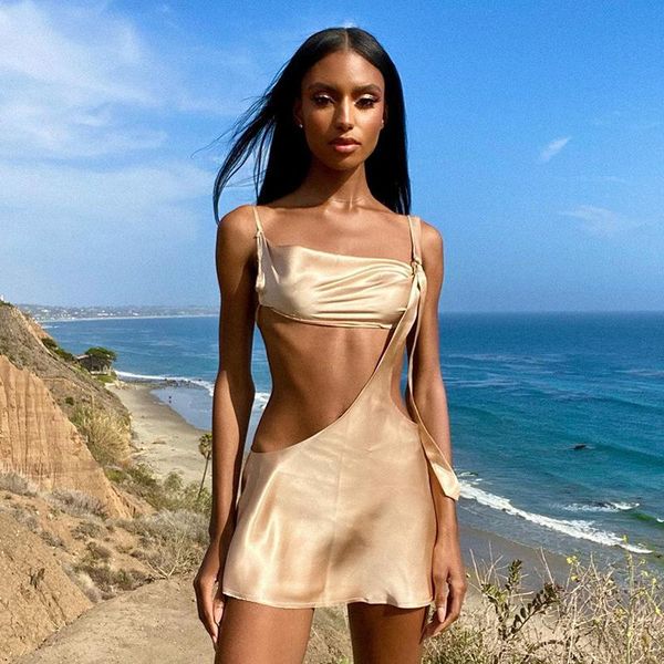 casual dresses camisole backless irregular woman dress sleeveless chest wrapping women's party evening summer bodycon clothing, Black;gray
casual dresses camisole backless irregular woman dress sleeveless chest wrapping women's party evening summer bodycon clothing, Black;gray