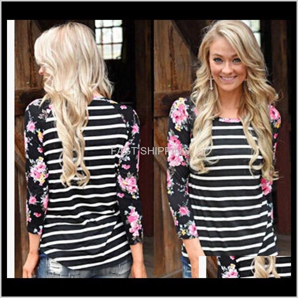 women's t-shirt apparel ladies long sleeve striped floral print womens crew neck t-shirts casual fashion tshirts clothing avxzu, White
women's t-shirt apparel ladies long sleeve striped floral print womens crew neck t-shirts casual fashion tshirts clothing avxzu, White
