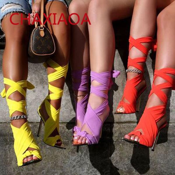 sandals chaxiaoa cross-tied women's gladiator open toe cut-out high heels ladies trend shoes summer female fashion, Black
sandals chaxiaoa cross-tied women's gladiator open toe cut-out high heels ladies trend shoes summer female fashion, Black
