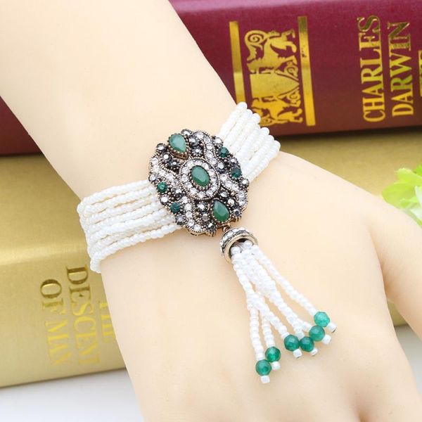 charm bracelets fashion antique floral beaded bracelet turkish jewelry retro gold color tassels women wedding dancing bijoux, Golden;silver
charm bracelets fashion antique floral beaded bracelet turkish jewelry retro gold color tassels women wedding dancing bijoux, Golden;silver