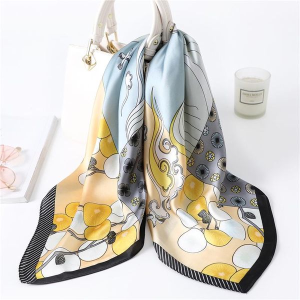 scarves fashion women hijab neckerchief headband shawls and wraps hair bands ladies silk square scarf desig print foulard 2021, Blue;gray
scarves fashion women hijab neckerchief headband shawls and wraps hair bands ladies silk square scarf desig print foulard 2021, Blue;gray