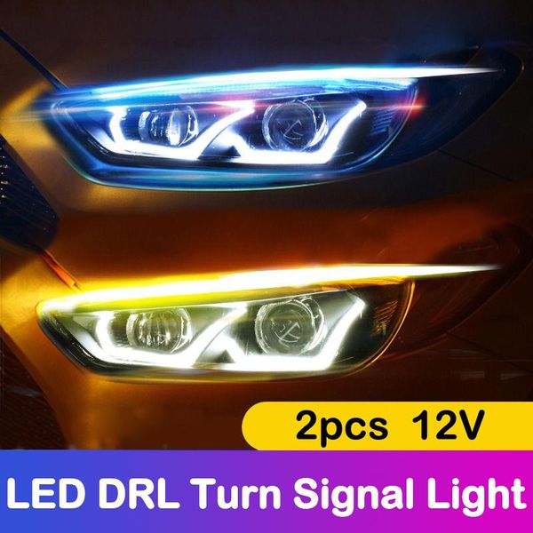 emergency lights 2pcs car led light drl daytime running lamp strips flexible auto headlight surface decorative turn signal brake flow
emergency lights 2pcs car led light drl daytime running lamp strips flexible auto headlight surface decorative turn signal brake flow