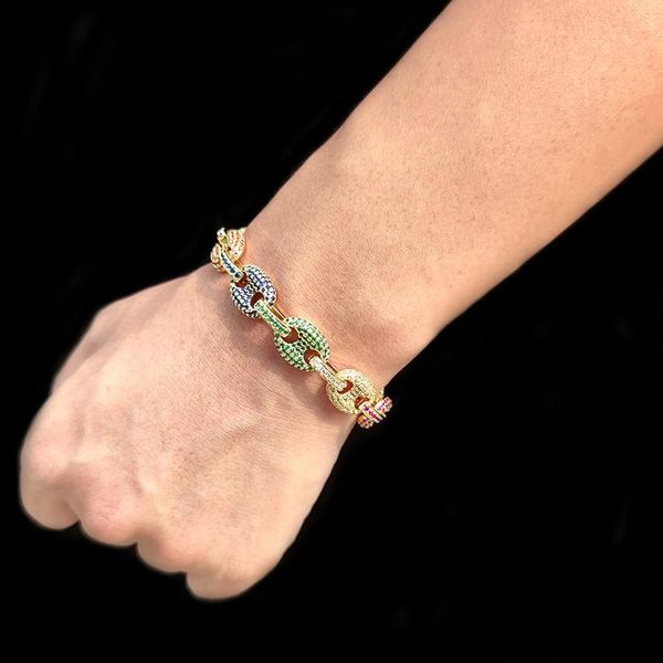 earrings & necklace european and american hip-hop coffee beans micro-inlaid color men women bracelet copper zircon birthday party, Silver
earrings & necklace european and american hip-hop coffee beans micro-inlaid color men women bracelet copper zircon birthday party, Silver
