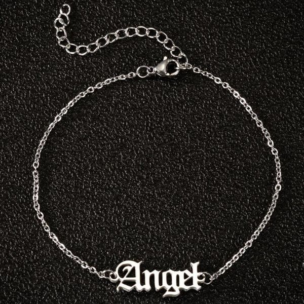 anklets fashion women stainless steel letter angel for simple anklet bracelet foot jewelry gifts, Red;blue
anklets fashion women stainless steel letter angel for simple anklet bracelet foot jewelry gifts, Red;blue