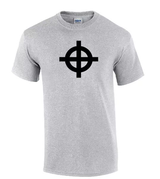black celtic cross on gray cotton t-shirt scottish christ tee shirt s-5xl, White;black
black celtic cross on gray cotton t-shirt scottish christ tee shirt s-5xl, White;black