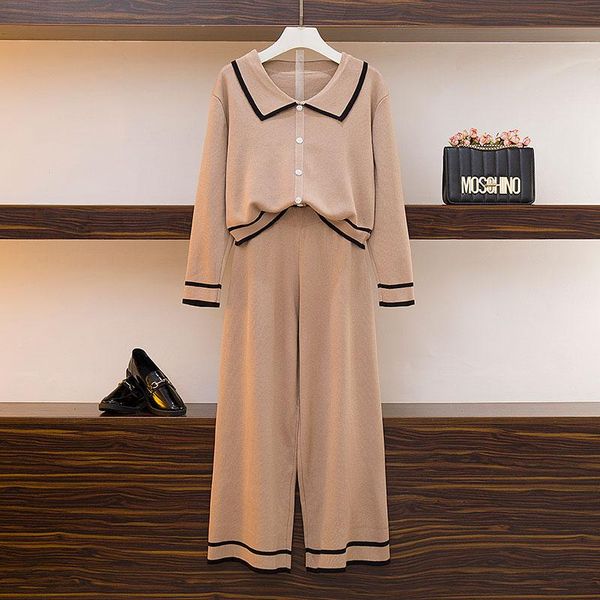 autumn skirt suit female korean version of the college wind sweater wide leg pants net red two-piece women's sweaters, White;black
autumn skirt suit female korean version of the college wind sweater wide leg pants net red two-piece women's sweaters, White;black