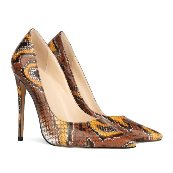 dress shoes woman python leather high heels banquet low cut pumps thin heel pointed toe mixed colors single, Black
dress shoes woman python leather high heels banquet low cut pumps thin heel pointed toe mixed colors single, Black