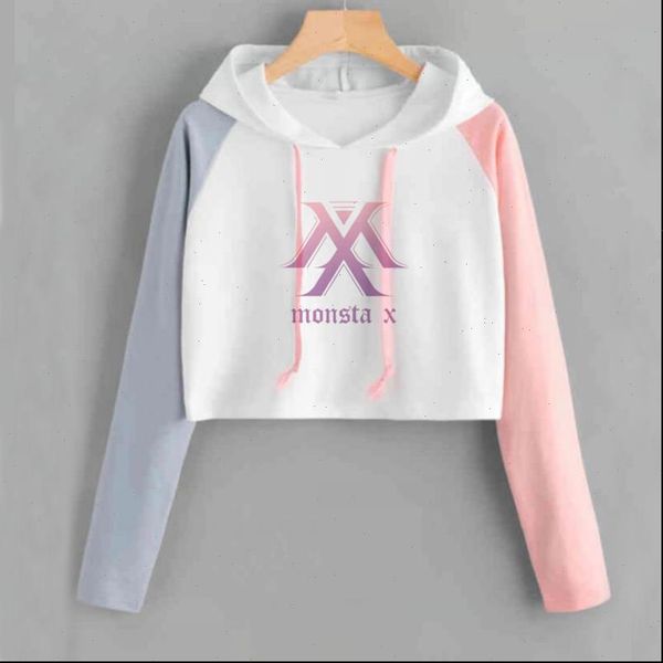 kpop monsta x crop women hoodie harajuku k pop wonho yookihyun i.m jooheon long sleeve hooded tracksuit, Black
kpop monsta x crop women hoodie harajuku k pop wonho yookihyun i.m jooheon long sleeve hooded tracksuit, Black