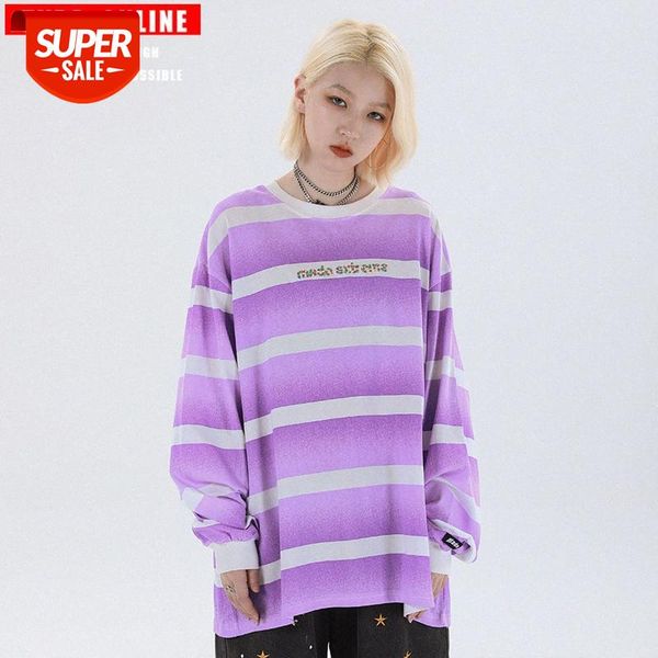 streetwear men long-sleeved t-shirt men's tide brand autumn and winter high street trend loose striped couple compassionate #2n95, White;black
streetwear men long-sleeved t-shirt men's tide brand autumn and winter high street trend loose striped couple compassionate #2n95, White;black