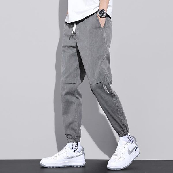 men's pants 2021 men trousers summer style outdoor sport jogging youthful big size loose drawstring pantalons pour hommes, Black
men's pants 2021 men trousers summer style outdoor sport jogging youthful big size loose drawstring pantalons pour hommes, Black