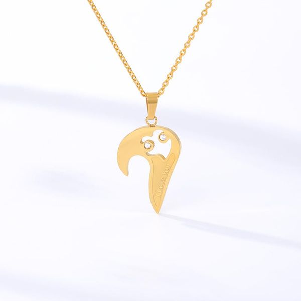 pendant necklaces etcavce 2 pieces/set combined heart for women two love you choker chain couple jewelry valentine day gifts, Silver
pendant necklaces etcavce 2 pieces/set combined heart for women two love you choker chain couple jewelry valentine day gifts, Silver