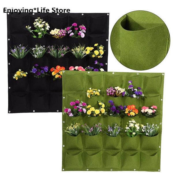 planters & pots 4/9/36/64 pockets green grow bags planter vertical garden vegetable living bag seedling wall hanging growing
planters & pots 4/9/36/64 pockets green grow bags planter vertical garden vegetable living bag seedling wall hanging growing