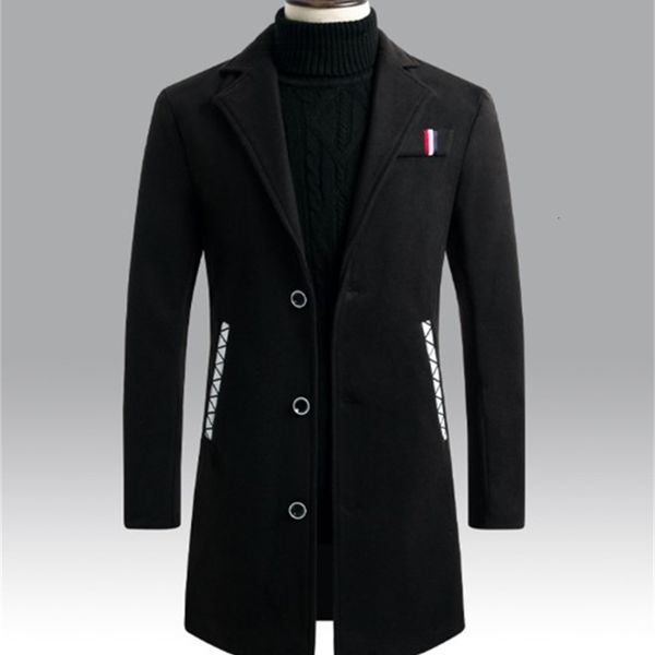 men's wool & blends long slim woolen coat medium windbreaker autumn and winter casual formal wool1 b8qu, Black
men's wool & blends long slim woolen coat medium windbreaker autumn and winter casual formal wool1 b8qu, Black