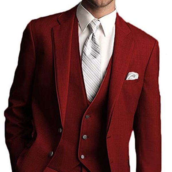 men's suits & blazers style groomsmen dark red groom tuxedos notch lapel men wedding man bridegroom (jacket + pants vest tie) l200, White;black
men's suits & blazers style groomsmen dark red groom tuxedos notch lapel men wedding man bridegroom (jacket + pants vest tie) l200, White;black