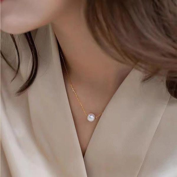 pendant necklaces freshwater pearl necklace female summer 2021 light luxury niche design sense clavicle chain simple ladies, Silver
pendant necklaces freshwater pearl necklace female summer 2021 light luxury niche design sense clavicle chain simple ladies, Silver