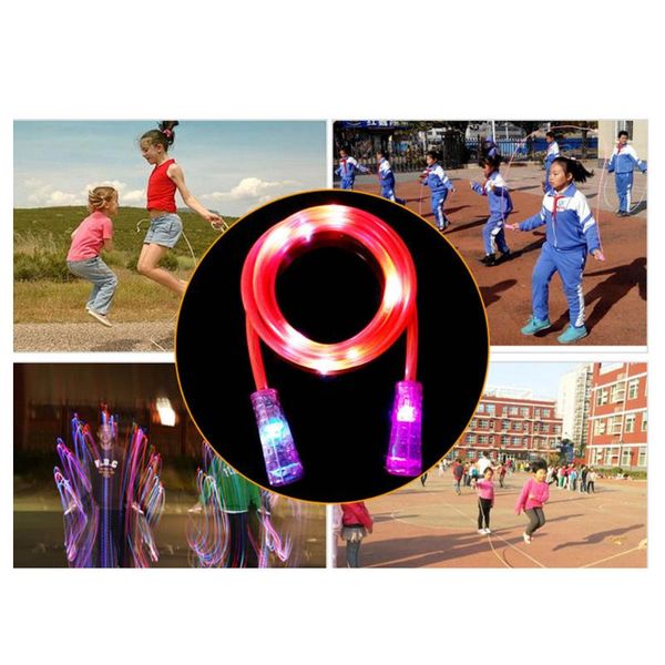 luminous skipping rope children fitness sport led flashing light jump for outdoor ropes
luminous skipping rope children fitness sport led flashing light jump for outdoor ropes