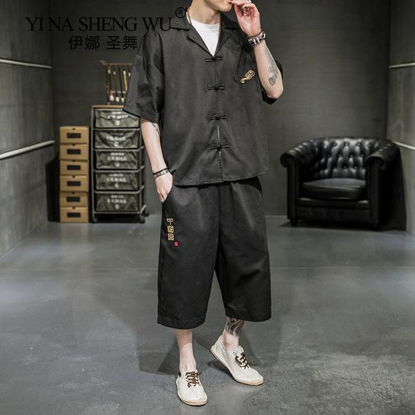 ethnic clothing japanese style harajuku kimono short-sleeved t-shirt pants two piece men shorts suits japan yukata cardigan costume, Red
ethnic clothing japanese style harajuku kimono short-sleeved t-shirt pants two piece men shorts suits japan yukata cardigan costume, Red