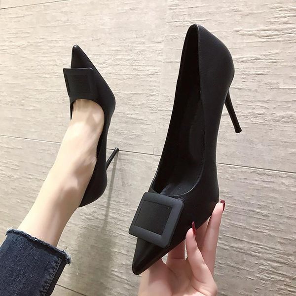 dress shoes women pointed toe pumps suede leisure high heels boat wedding feminino zapatillas mujer w32-14, Black
dress shoes women pointed toe pumps suede leisure high heels boat wedding feminino zapatillas mujer w32-14, Black