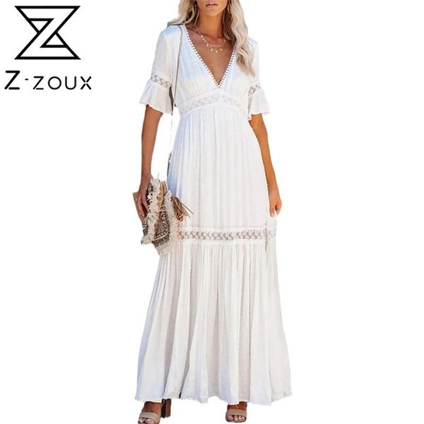 women dress deep v neck summer bohemia lace high waist large hem maxi es plus size beach es 210513, Black;gray
women dress deep v neck summer bohemia lace high waist large hem maxi es plus size beach es 210513, Black;gray