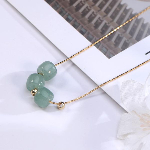 pendant necklaces hetian jade life change transfer pearl girl necklace design sense snake bone chain mother's day ie gift, Silver
pendant necklaces hetian jade life change transfer pearl girl necklace design sense snake bone chain mother's day ie gift, Silver