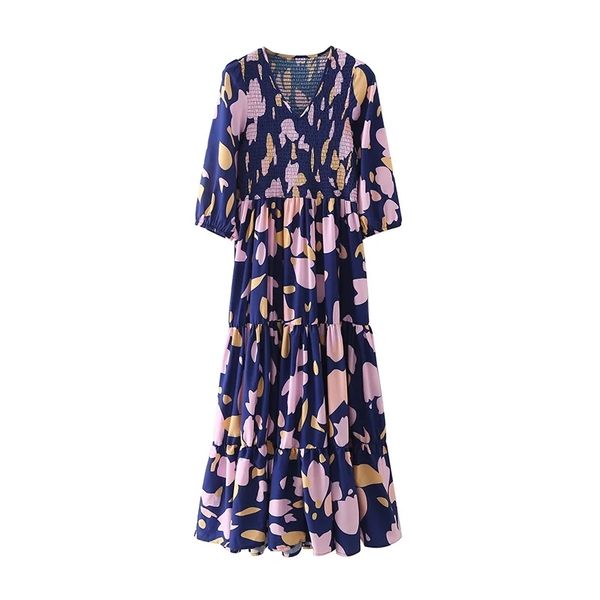 summer women elastic bust printed midi swing dress female three quarter sleeve clothes casual lady loose vestido d7761 210430, Black;gray
summer women elastic bust printed midi swing dress female three quarter sleeve clothes casual lady loose vestido d7761 210430, Black;gray