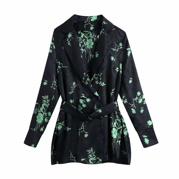 women blouse shirt floral printed jacquared long sleeves belted elegant fashion chic lady woman 210420, White
women blouse shirt floral printed jacquared long sleeves belted elegant fashion chic lady woman 210420, White