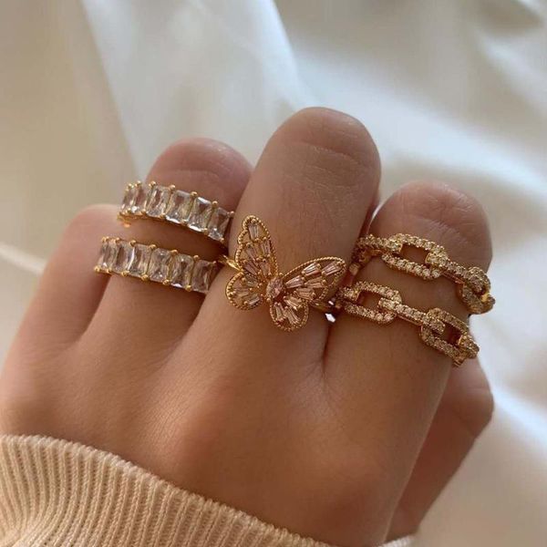 cluster rings 2021 trendy full rhinestone filled white black rainbow butterfly for women ladies crystal engagement wedding ring jewelry, Golden;silver
cluster rings 2021 trendy full rhinestone filled white black rainbow butterfly for women ladies crystal engagement wedding ring jewelry, Golden;silver