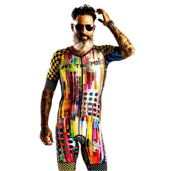 racing sets love the pain men cycling skinsuit triathlon speedsuit trisuit short sleeve outdoor running clothing, Black;blue
racing sets love the pain men cycling skinsuit triathlon speedsuit trisuit short sleeve outdoor running clothing, Black;blue