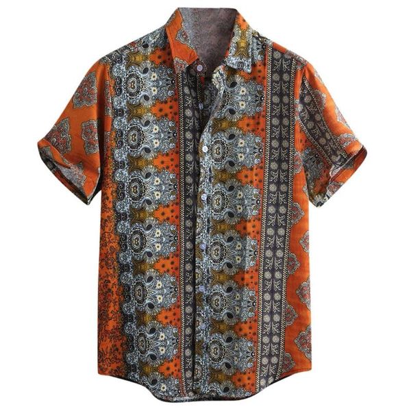 men shirt 2021 summer hawaiian printed short-sleeve shirts casual wild loose classic button men's, White;black
men shirt 2021 summer hawaiian printed short-sleeve shirts casual wild loose classic button men's, White;black