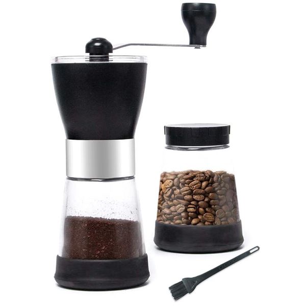 manual coffee grinders grinder with 2 containers 5.5 oz for ground bean machine spice mill
manual coffee grinders grinder with 2 containers 5.5 oz for ground bean machine spice mill
