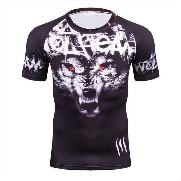 summer 3d compression arrival mens t shirts brand funny wolf wholesale tee quick drying, White;black
summer 3d compression arrival mens t shirts brand funny wolf wholesale tee quick drying, White;black