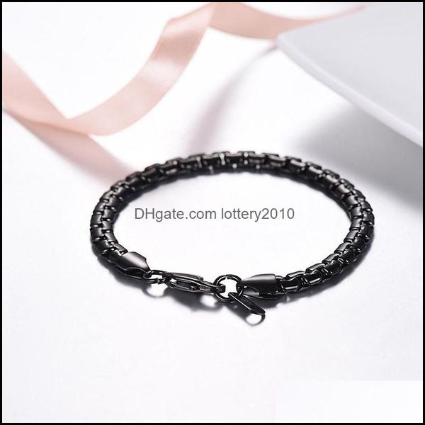 jewelryblack bracelets mens stainless steel bracelet hip hop fashion jewelry chain bracele on hand gifts for male wholesale link drop deliv, Black
jewelryblack bracelets mens stainless steel bracelet hip hop fashion jewelry chain bracele on hand gifts for male wholesale link drop deliv, Black