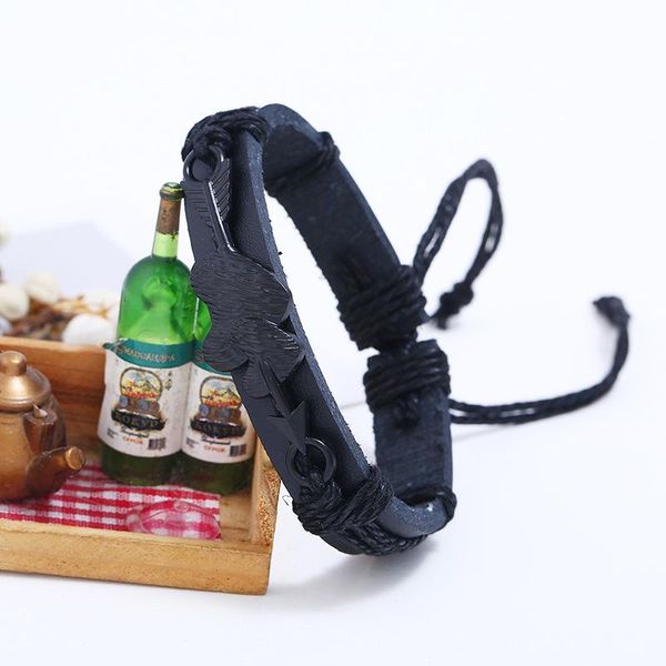genuine leather punk bracelet mens multilayer braided rope for men women charm bracelets jewelry gifts, Golden;silver
genuine leather punk bracelet mens multilayer braided rope for men women charm bracelets jewelry gifts, Golden;silver