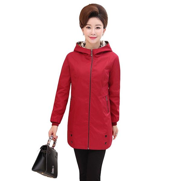 women's trench coats 2021 fashion middle aged hooded jacket coat female elegant spring autumn casual windbreaker mother casaco feminino, Tan;black
women's trench coats 2021 fashion middle aged hooded jacket coat female elegant spring autumn casual windbreaker mother casaco feminino, Tan;black